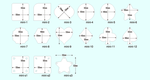 定型パターンミニサイズ